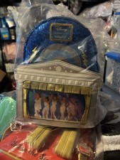 Rare UK Exclusive Sequin Loungefly Disney Hercules Mini Backpack Lenticular NWT picture