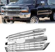 Front Grille Fit for 2016 2017 2018 Chevrolet Silverado 1500 Front Bumper Upper picture