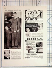Robert Wadlow Giant Sues Libel Casco Auto Ads 1930s Magazine Page Ephemera picture