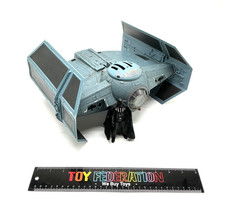 Hasbro 1997 Star Wars POTF Darth Vader's Tie Fighter Advanced W/ Figure picture