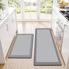 Kitchen Mats, 2PCS Kitchen Rugs for Floor, Cushioned Anti-Fatigue Mats for Kitch picture