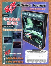 Battlecruiser Millennium PC Original 2006 Ad - EB Games Video Game Promo picture