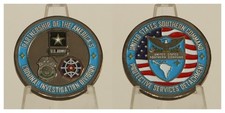 US Southern Command Protective Services CID Challenge Coin  4#D picture