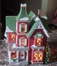 Department 56 Beacon Hill Victorian Christmas Snow Village Collection 1995 Rare picture