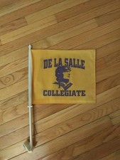 Warren De La Salle Collegiate High School Pilots (MI) Vintage 1990's Car Flag picture