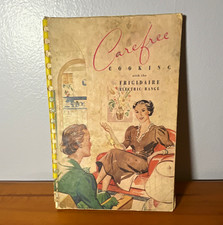Frigidaire Carefree Cooking Electric Range Vintage Advertising Booklet Beige picture