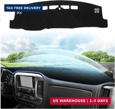 Black Dash Cover for 2014-2018 Chevrolet Chevy Silverado/GMC Sierra 1500 picture