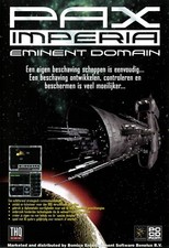 1997 Pax Imperia Eminent Domain Promo Poster A4 THQ Dutch PC Game Space Art Ad picture