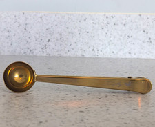 Dolly Parton,Gold Metal Coffee Scoop Spoon with Clip Handle, Metal Handle, picture