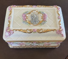 1996 House Of Faberge Once Upon A Dream Musical Jewelry Box picture
