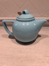 London Pottery David Birch Teapot Turquoise Blue Stainless Filter picture