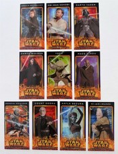 2005 Star Wars Revenge of Sith Widevision Flix Pix 3D Lenticular Insert Set 1-10 picture