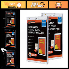 2ct Magnetic Comic Book Display Cases - Crystal Clear UV Protection Slabs, Wall- picture