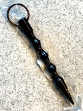 Black palm keychain safety aluminum NEW 5.5 inches kubaton picture