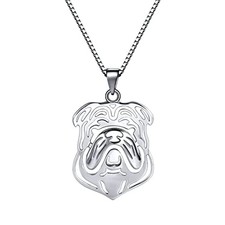 Bulldog Pet Jewelry, Sterling Silver for Men or Women by Ginger Lyne Necklace picture
