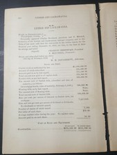 1874 train document LEHIGH & LACKAWANNA RAILROAD Stroudsburg Pennsylvania RR picture