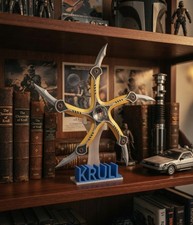 Krull Movie Glaive Star Weapon 3D Printed Prop Replica Desk Display picture