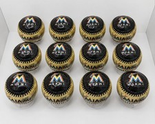 Miami Marlins Skyline Collectible Souvenir Baseball Ball Lot of 12  picture
