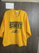 Vintage Golden State Games New Jersey Devils Fan  Hockey Jersey Adult M Yellow picture