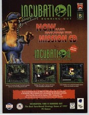 Incubation: Time Is Running Out PC Video Game Art 1997 Vintage Print Ad Poster  picture