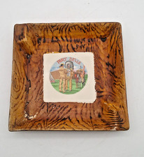 Rare Fort Dells Wisconsin Dells Souvenir Ceramic Ashtray 7
