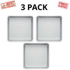 Wilton Aluminum Square Cake Brownie Pan 8