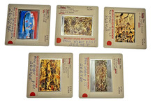 Lot of 5 Vintage 35mm Art Slides – Max Weber American Cubist Modernist Paintings picture