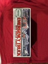 RARE VINTAGE Hess 2005 Emergency Truck With Rescue Vehicle  New In Original Box picture