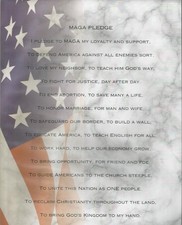 MAGA PLEDGE: LIMITED EDITION OF 100 COPIES, SIGNED BY AUTHOR, 2025, FOLIO SIZE picture