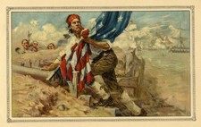 American REVOLUTION WAR 11 Famous Paintings 1926 George Washington F C Yohn picture
