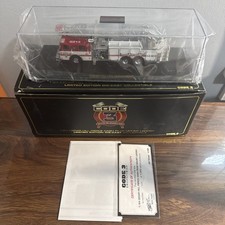 Code 3 Fire & Rescue Cedar Hill Pierce Dash Rear Mount Ladder Ltd Ed #12908 New picture