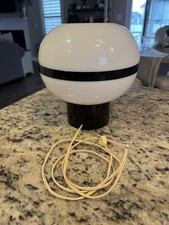 Vintage CN Burman Co Atomic Space Age Plastic Mushroom Light Lamp MCM - Flaw picture