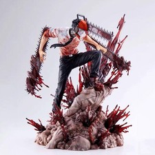 Chainsaw Man Denji Figure PVC Statue Chainsawman Anime Model Toy picture