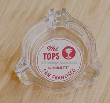 ca. 1940's-50's the Tops Bar Ashtray 1416 Market St San Francisco CA picture