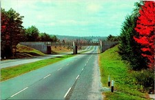 Modern Super Highway Autumn Postcard Unused (34436) picture