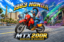1983 Honda MTX200R Enduro Motorcycle 6x4 Glossy Photo Print Monster Art picture