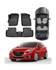 Floor Mats for Mazda 3 Hatchback Sedan 2010-2013,3 Pcs Car Mats picture