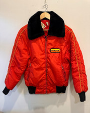 Vintage Toyota Racing Jacket Large Red Bomber Toyotaline 70s 80s Rare USA TRD picture