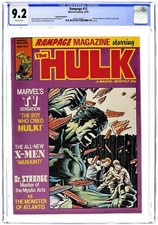 Rampage Monthly Magazine #12 Rampaging Hulk - 1979 - CGC 9.2 - Mike Zeck picture