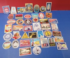 World Grand Hotel Luggage Labels • 42 Reprint Repro Self Adhesive Stickers _zp picture