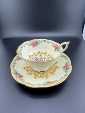 Paragon Minuet Teacup And Saucer, Double Warrant England Tea Cup Duo picture