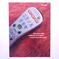 2003 Microsoft Windows XP Media Center Edition Vintage Print Ad Funny Retro Y2K picture