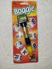 Vtg 2002 NEW Sealed BOGGLE Game Pen RARE Collectible Hasbro Brite Power picture