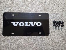 Volvo Silver Laser Engraved Aluminum vanity plate picture