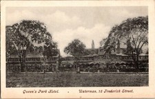 Vintage Postcard Port Of Spain Trinidad Queen's Park Hotel picture