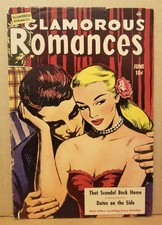GLAMOROUS ROMANCES #52 GD+ CLASSIC ALICE KIRKPATRICK GGA COVER 1951 ACE SCARCE picture