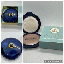 Vintage Estee Lauder Peace Compact Good Fortunes ALMOND BEIGE Powder NIB NOS .40 picture
