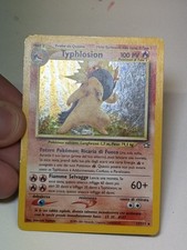 Pokemon NEO GENESIS TYPHLOSION Holo Rare Set #17/111 ITA HP SWIRL NEAR MINT picture
