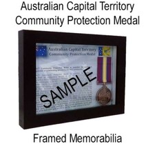 ACT Community Protection Medal picture