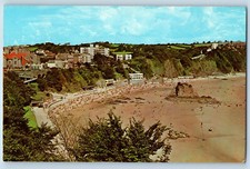 Tenby Pembroke Wales Postcard Picturesque Old Fishing Village 1967 Vintage picture